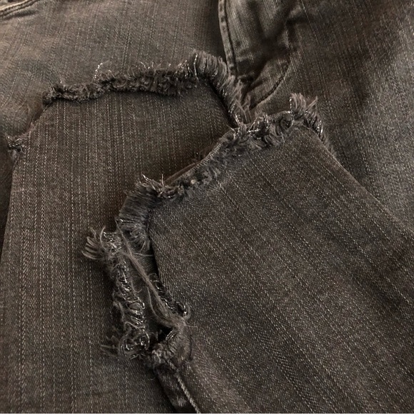 Frame Denim Le High Skinny Petal Hem in Harrington wash Gray Sz 26 - Picture 11 of 11